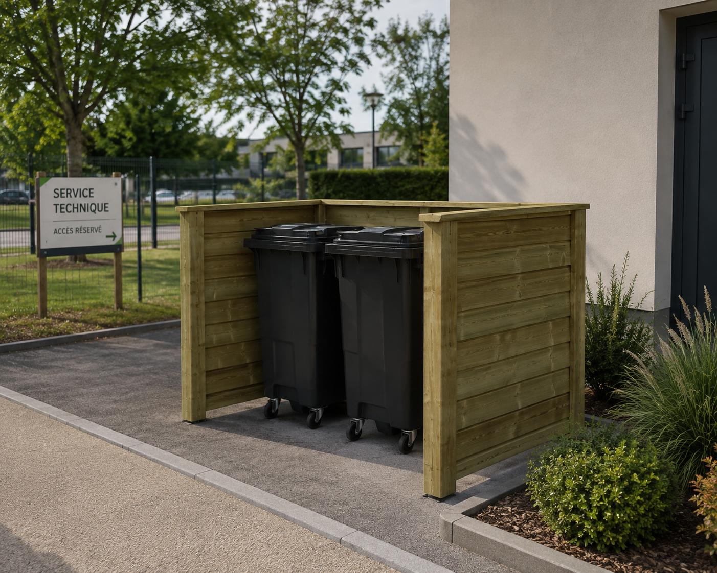 Cache conteneur poubelles – Image 2